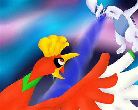 Ho-oh vs Lugia by iiDrBubbles on DeviantArt