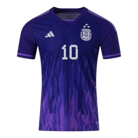 Camisa Argentina Campe Da Copa Do Mundo Estrelas Camisa Titular Jogador