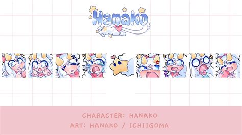 Hanako 🐉☁️ On Twitter Surprise I Made Myself Some Cute Emotes For