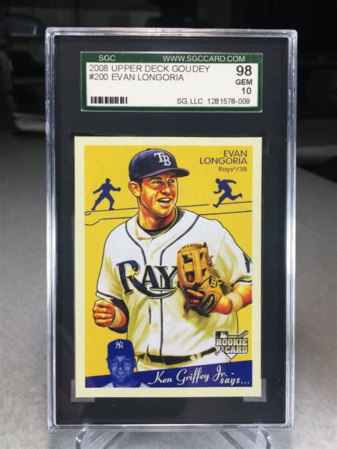 2008 Upper Deck Goudey 200 Evan Longoria RC For Sale Online EBay