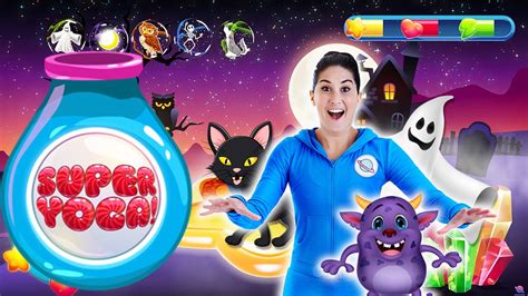 Spooky Spectacular | Super Yoga! 👻🎃🕷🧛‍♂️🧟‍♂️ - Super Yoga! (Hi-Energy Yoga Game) - Cosmic Kids App