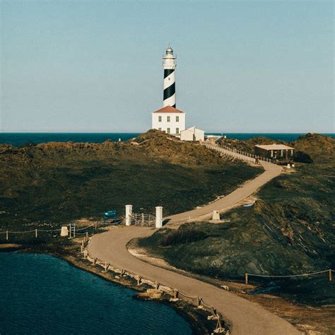 Faro De Fav Ritx Menorca Estella Damm Menorca Spain Travel