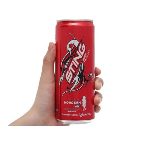 Sting Red Ginseng Energy Drink Bottle 330ml Vietnamese Energy Drink