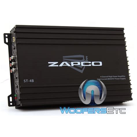 Zapco St B Channel Watts X Rms Full Range Class Ab Amplifier