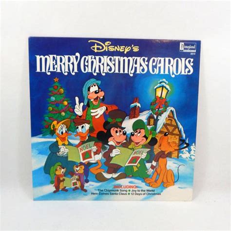 Disney S Merry Christmas Carols Vinyl Record Disneyland Disney