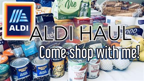 Aldi Grocery Haul With Prices Aldi Shop With Me August Come