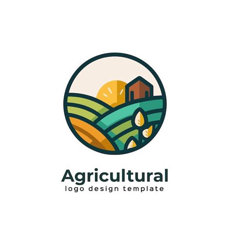 Diseño de plantilla de logotipo de agricultura concepto de logotipo de