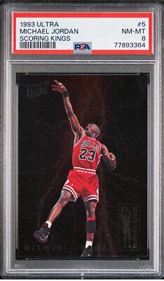 1993 94 Fleer Ultra Scoring Kings 5 Michael Jordan Chicago Bulls HOF