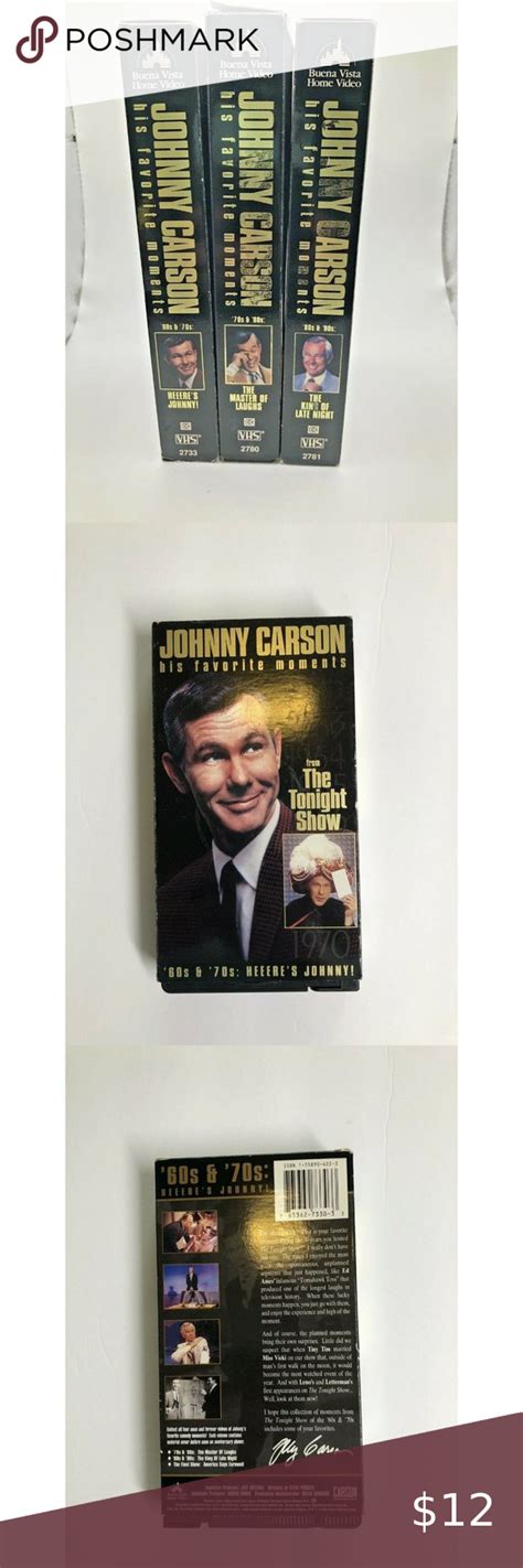 Johnny Carson His Favorite Moments From The Tonight Show 3 Volume Set