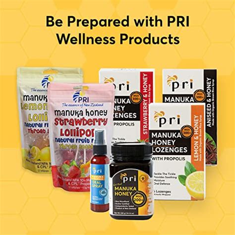 Pri Manuka Honey Lozenges With Propolis Soothing Cough And Throat