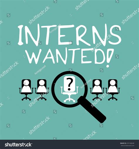 Interns Internship Concept Stock Vector (Royalty Free) 674168248 ...