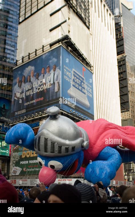 Super Grover Balloon In The 2005 Macys Thanksgiving Day Parade In New