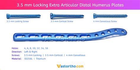 Plaque De Verrouillage Humerus Y Distal Mm Plaque Osseuse Okgo Net