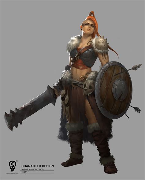 Artstation Character Design Barbarian