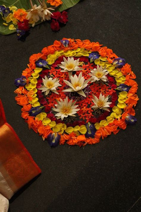 Onam Pictures Beach Pictures Onam Pookalam Design Simple Flower