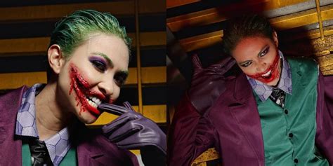 Beatrice Luigi Gomez Dresses Up As The Joker For Halloween Why So