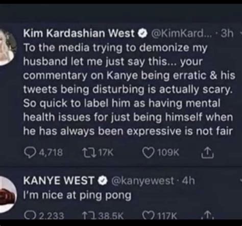 Two Tweets Are Shown With The Caption Kim Kardashan West