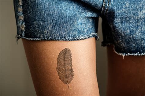 Id Es De Tatouage Plume