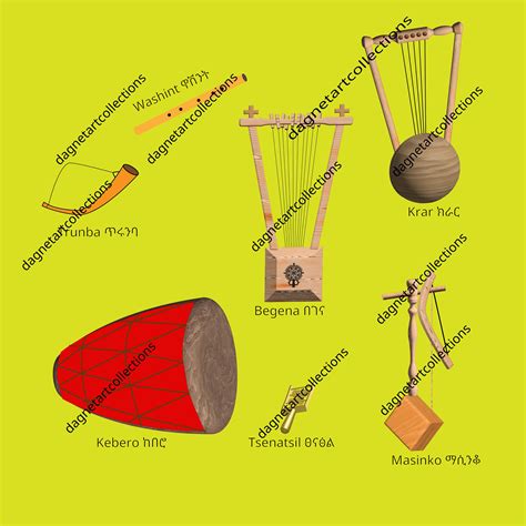 Ethiopian/eritrean Musical Instruments Designs Digital, 54% OFF