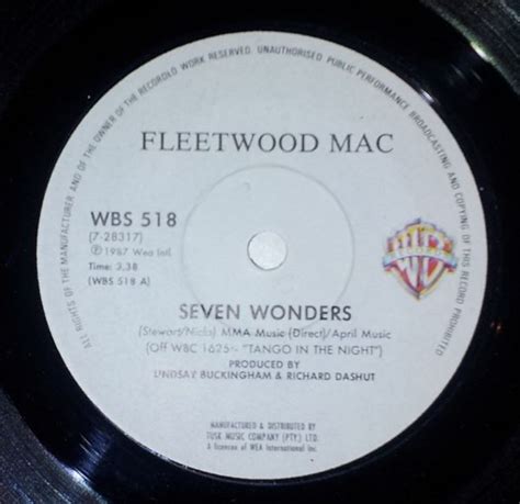 Fleetwood Mac Seven Wonders Vinyl Rpm Discogs