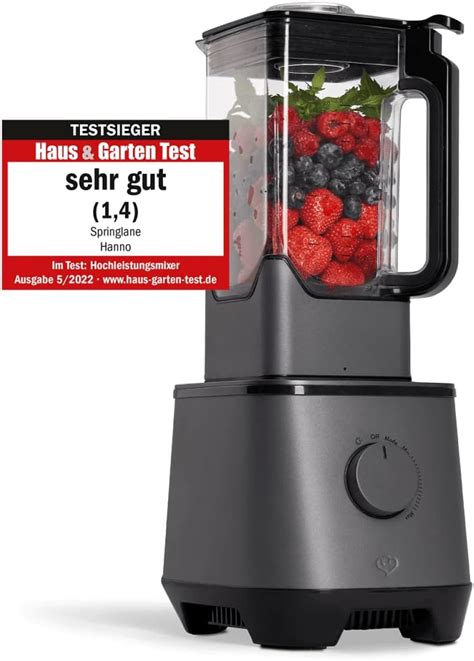 Amazon De Springlane Hochleistungsmixer Hanno Smoothie Maker W