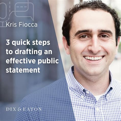 How To Write An Effective Public Statement In Steps