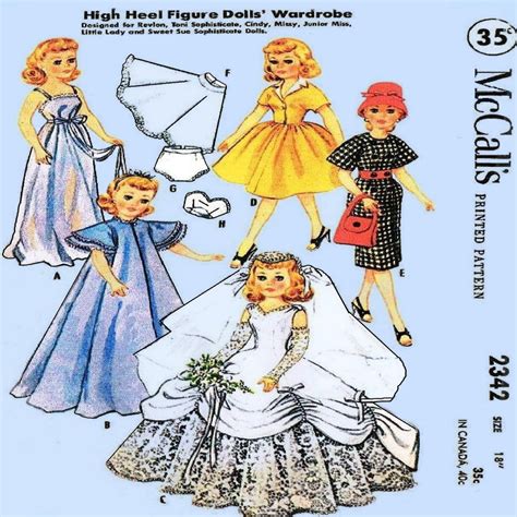 Miss Revlon Doll Clothes Vintage Pattern Mccall S Etsy