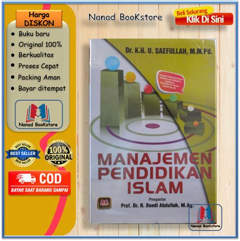 Buku Manajemen Pendidikan Islam Oleh Dr Kh U Saefullah Lazada