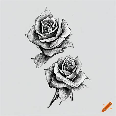 3 Roses Tattoo Design On Craiyon