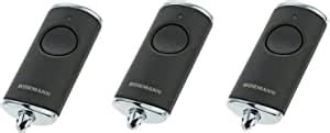 3 x Hörmann HSE1 868 BS BiSecur black hand held transmitter 868 3 MHz