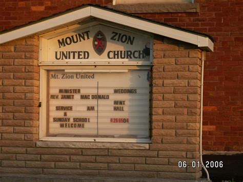 Mount Zion United Church Cemetery En Tyrrell Ontario Cementerio Find