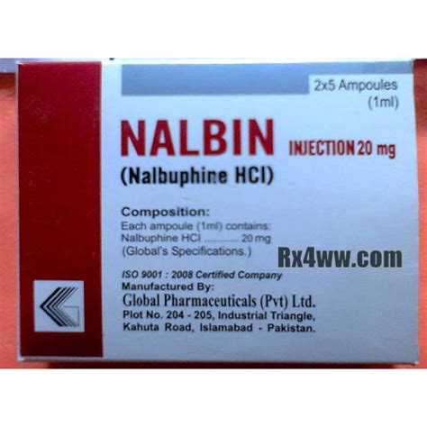 nalbin nalbuphine hcl ml injection   side effects