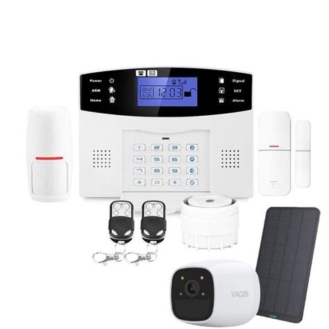 Kit Alarme Maison Gsm Et Cam Ra Sur Panneau Solaire Lifebox Evolution