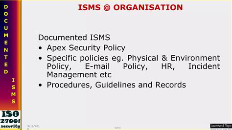 Isms Awareness Training Ppt