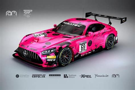 Perky Pink Paint Job For Ram Racing Gt World Challenge Endurance Amg