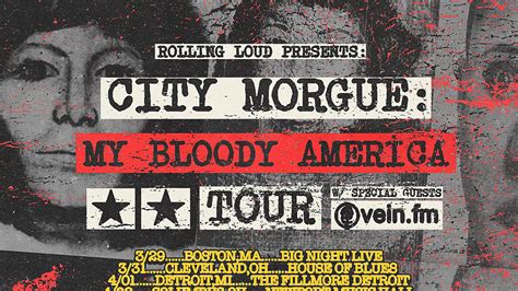 City Morgue Announces 2023 Tour With Veinfm