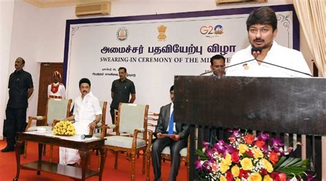 Son Rise In DMK Udhayanidhi Stalin Sworn In As Tamil Nadu Minister