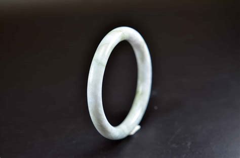 Rare Jade Myanmar jadeite Minimalist bangle 58mm 20092021 - Helen Grade A Jade