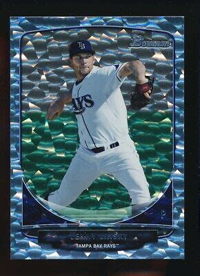 Lenny Linsky Bowman Prospects Silver Ice Parallel Bp Tampa