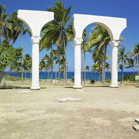 Christopher Columbus S Landing Stock Photo - Image of holguin, cuba ...