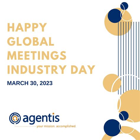 Happy Global Meetings Industry Day!... - Agentis Management | Facebook