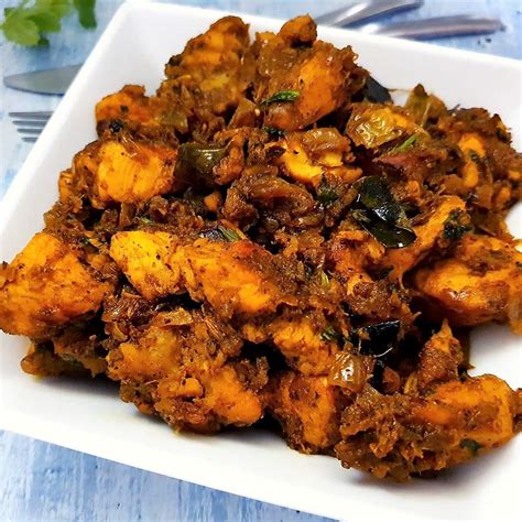 Pepper Chicken Fry Recipe Chicken Dry Roast Pavanis Kitchen