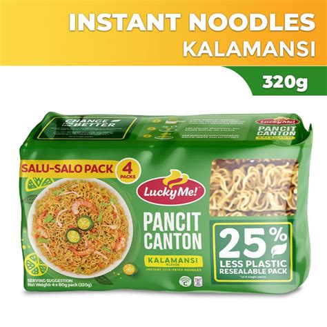 Lucky Me Pancit Canton Salu Salo Pack Kalamansi 320g Shopee Philippines