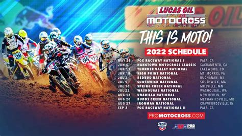 Lucas Oil Pro Motocross Schedule Elga Nickie