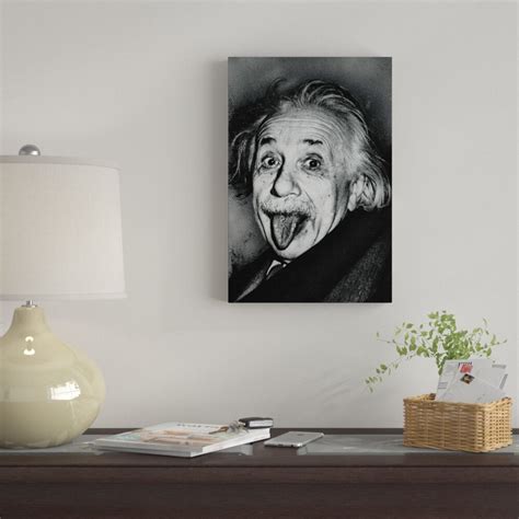 East Urban Home 'Albert Einstein Sticking out Tongue' Photographic ...