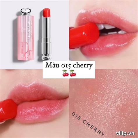 Son Dưỡng Dior Addict Lip Glow 015 Cherry Màu Đỏ Cherry Vilip Shop Mỹ Phẩm Chính Hãng