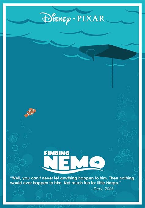 Finding Nemo 2003 Minimal Movie Poster By Ben Xue Amusementphile