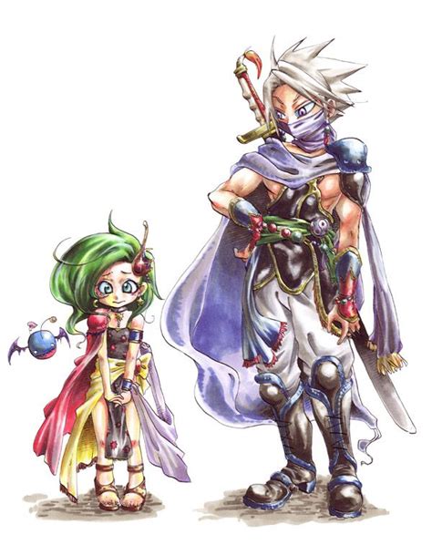 Young Rydia & Edge | Final fantasy iv, Final fantasy, Final fantasy artwork