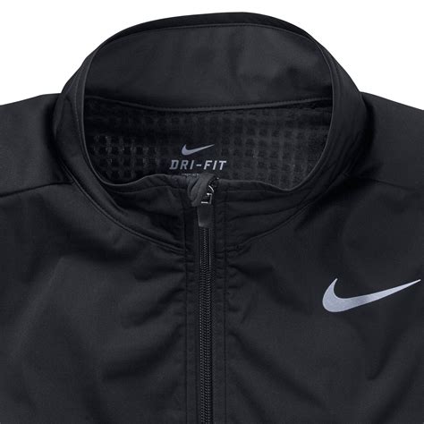 Nike Element Shield Full Zip Running Jacket In Black For Men Lyst