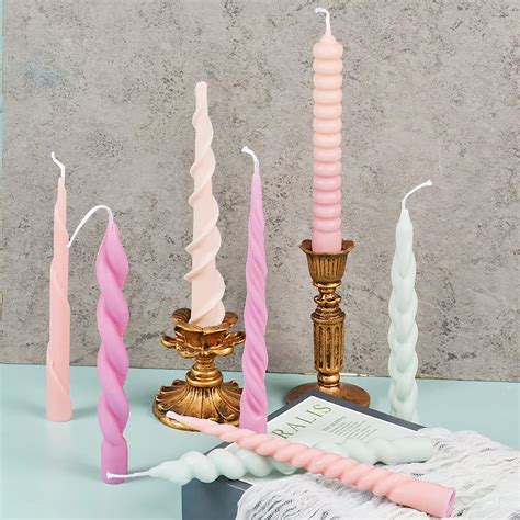 Amazon Pack Spiral Candle Mold Pillar Candle Mold Cylinder